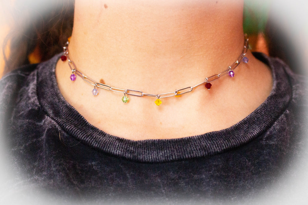 Choker Titanium Pride Colored Necklace