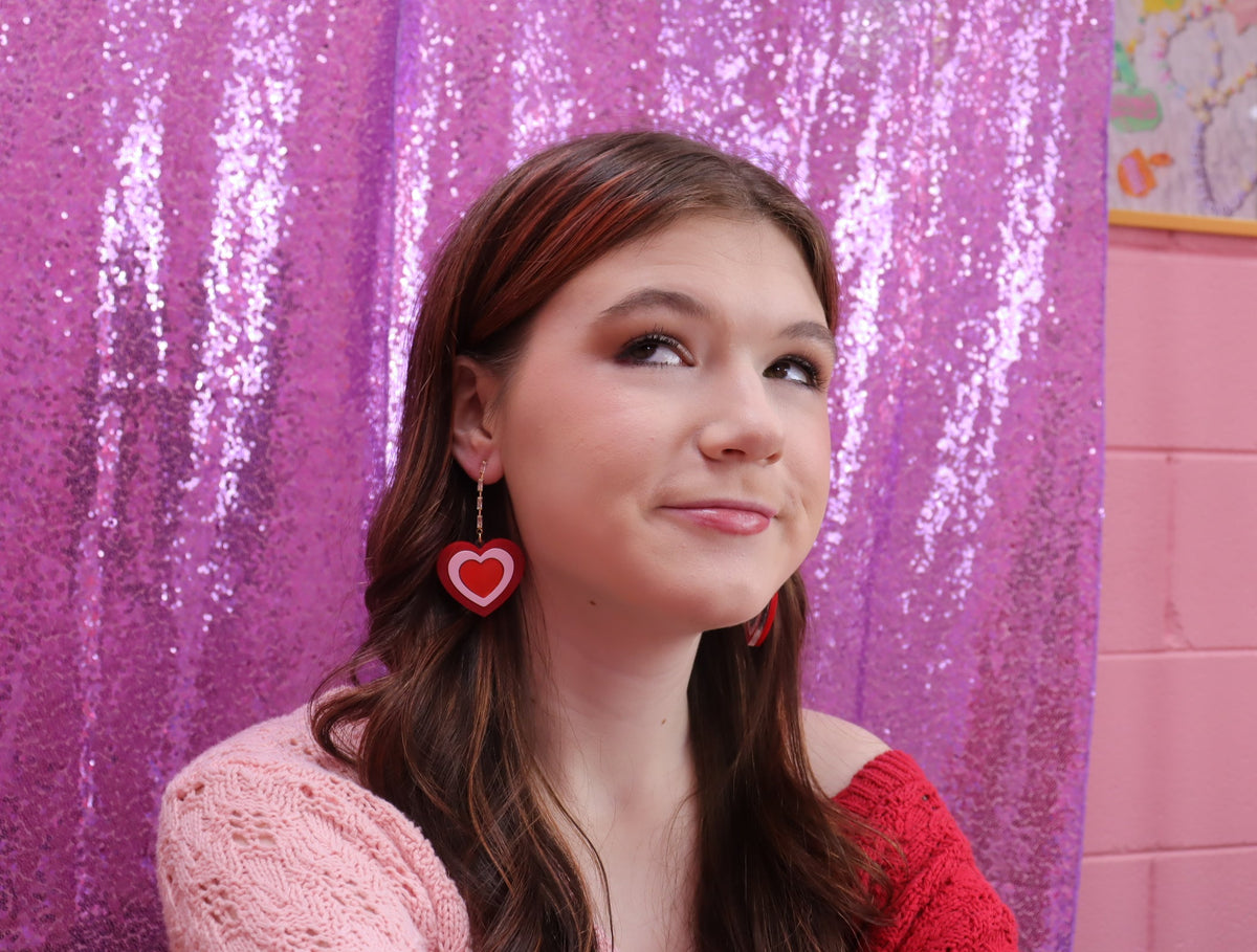 Groovy Heart Earrings