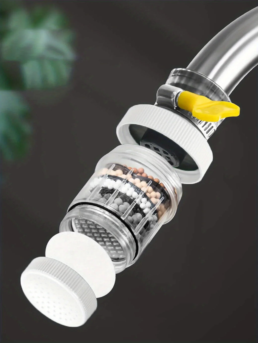 Six-layer Filter Cylindrical Bubbler, Faucet Filter Splash-proof Head Bubbler