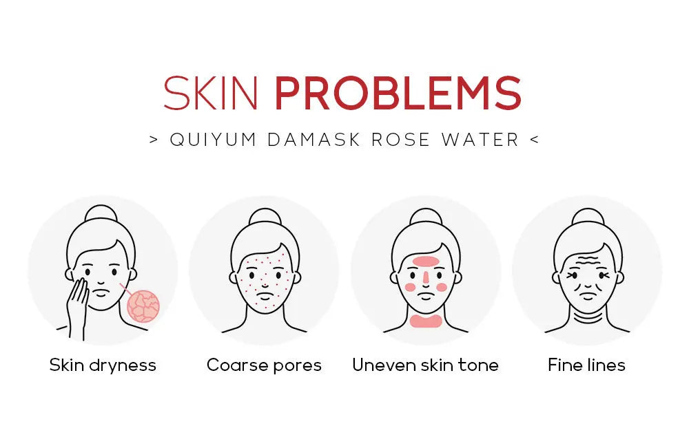 Face Care Rose Water Nourishing Skin Improve Dullness Anti Aging Facial Toner Damask Korean Skincare Products 100ml