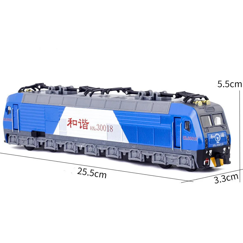1:87 alloy double deck passenger train model, sound and light back simulation train model,transport train toys,wholesale