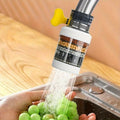 Six-layer Filter Cylindrical Bubbler, Faucet Filter Splash-proof Head Bubbler