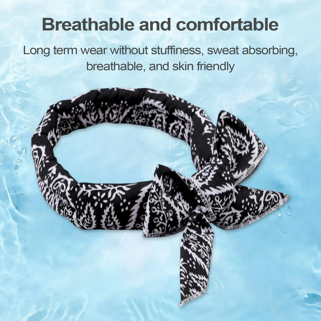 Pet Cooling Scarf Cute Dog Cooling Bandana Adjustable Fast Cooling Cat Cooling Ice Scarf Reusable Cat Collar Pet supplies