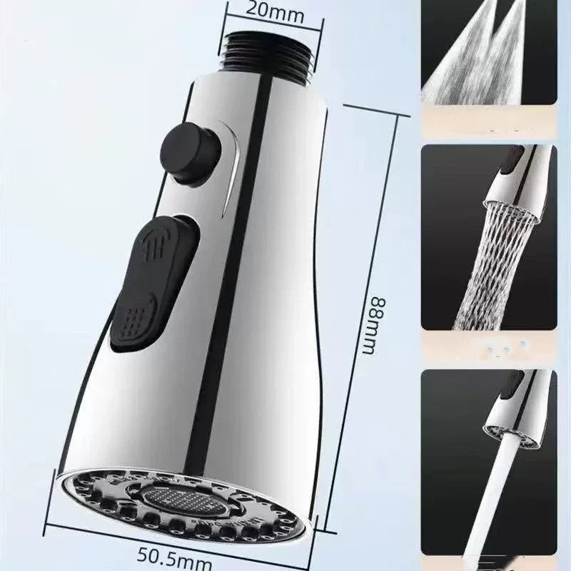 Faucet Filter Functions Kitchen Sink Shower Spray Sink Filter Tap Pull-Out Nozzle Bathroom Toilet Faucet Head Kitchen Faucet