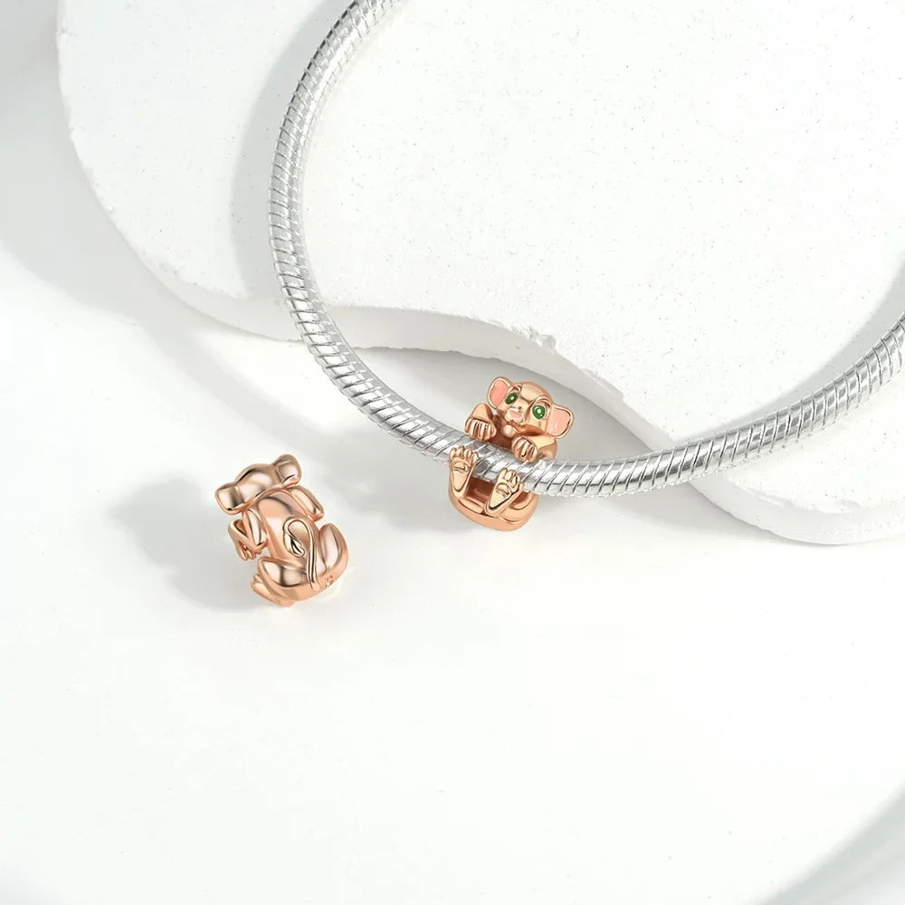 DSN 925 Silver King Of The Grasslands 2026 Charm Beads Pendant Fits Bracelet Necklace DIY Women Festival Party Jewelry Gifts