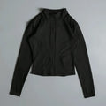 Women Zip Fitness Yoga Shirt Long Sleeve Sports Jacket Gym Top Activewear Running Coats Workout Clothes Woman