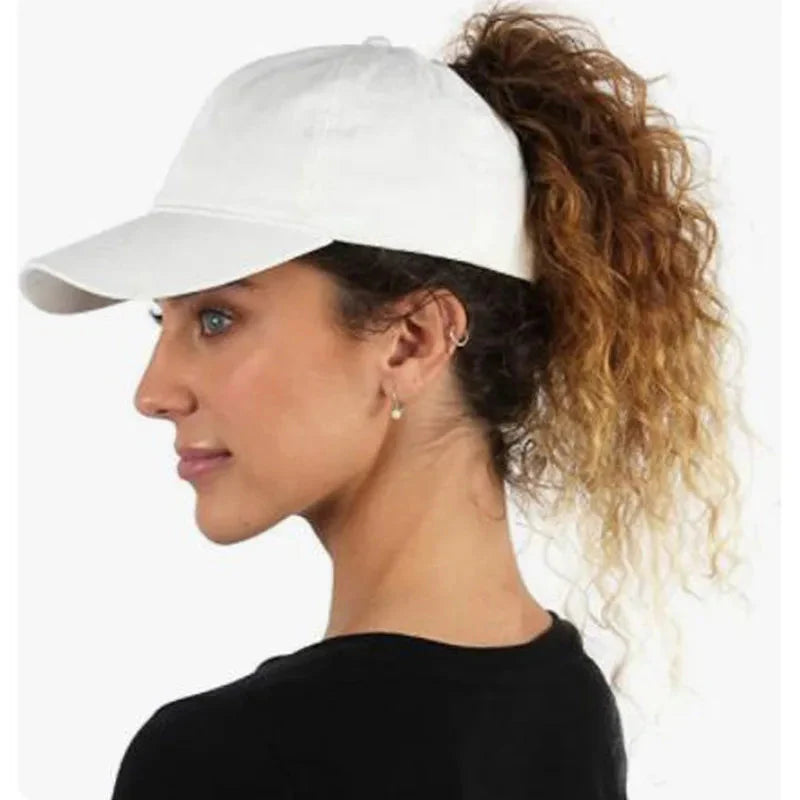 Women’s High-Ponytail Baseball Cap