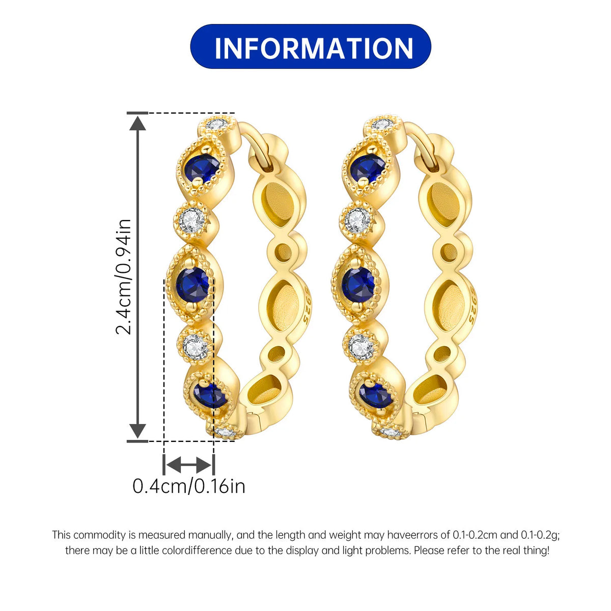 PANPOKI S925 Sterling Silver Purple Zircon Series Earrings Hoop Earrings For Women Jewelry Original Party Trendy Gifts