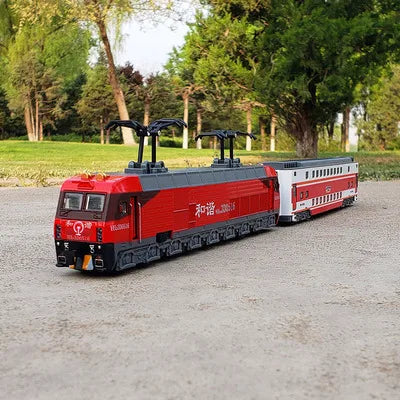 1:87 alloy double deck passenger train model, sound and light back simulation train model,transport train toys,wholesale