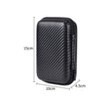 Portable Eva Storage Bag for External M.2 Hard Drive/Earphone/Data Line HDD Case Black Hard Disk Case HDD Storage Protection Bag