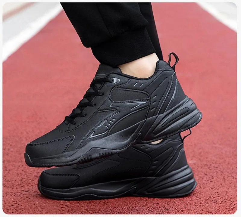 Autumn New Men Microfber Running Shoes Luxury Brand Men Shoes School Student Air-cushion Sneakers Fashion Man Casual Shoes 35-48
