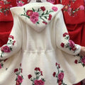 Autumn Winter New 2026 Women Imitation Mink Velvet Jacket Middle Aged Mother Hooded Loose Casual Warm Knitted  Cardigan Female