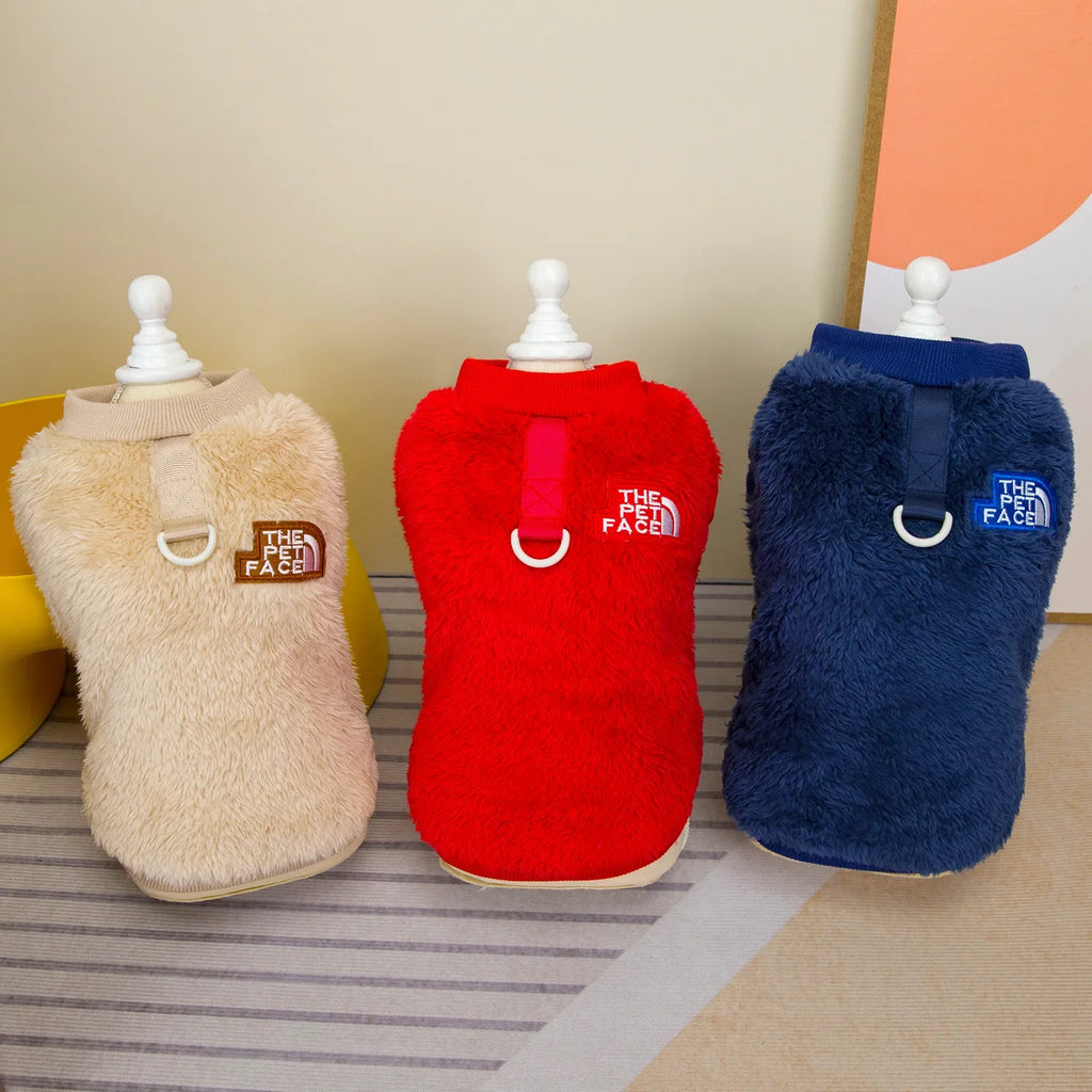 Thermal Warm Fleece Dog Hoodies Winter Dog Clothes for Small Medium Dogs,French Bulldog Chihuahua Yorkie Puppy Vest Pet Apparel