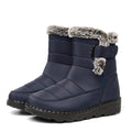 Winter Women Boots Waterproof Snow Boots Plus Size Casual Platform Ankel Boots Warm Fur Women Shoes Antislip Fashion Cotton Shoe