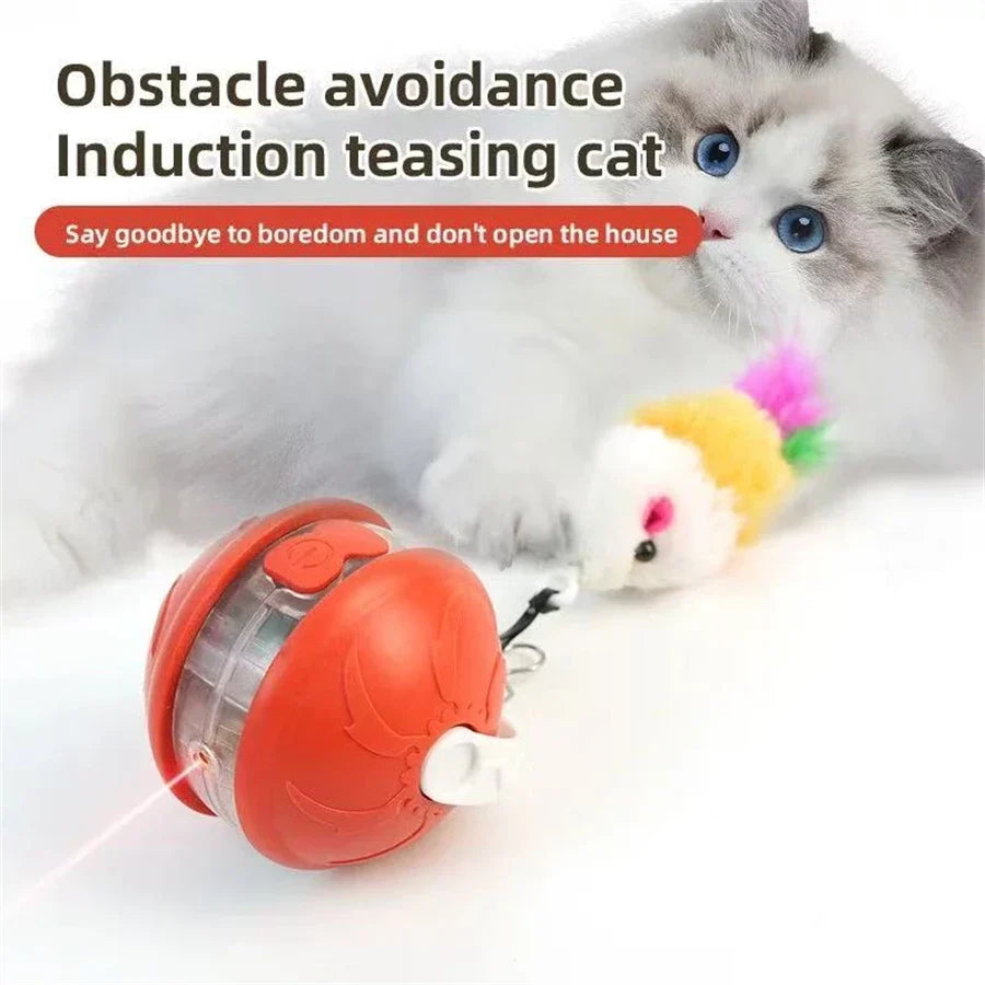 Intelligent Dog Toy Ball Electronic Interactive Cat Toy Usb Automatic Moving Bouncing Ball For Large Medium Dog Holiday Pet Gift