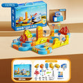 Magnetic Train Toy For Boys Track 1:64 Electric Rail DIY Magic Vehicle Model Toys Education 3 Years Children Gifts