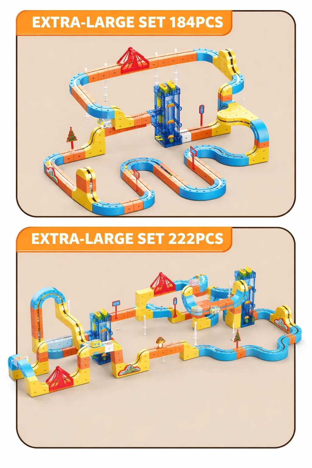 Lifting Style Magnetic Track Car Anti-Gravity Toy Assembly Lift Elevator DIY New Suspension Rail Train Educational Toys For Kids