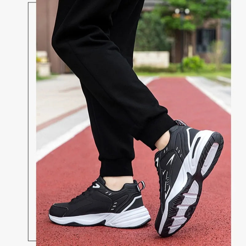 Autumn New Men Microfber Running Shoes Luxury Brand Men Shoes School Student Air-cushion Sneakers Fashion Man Casual Shoes 35-48