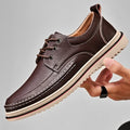 Leather Men Oxfords Shoes Handmade Italian Mens Casual Shoes  Brand Leisure Male Loafers
