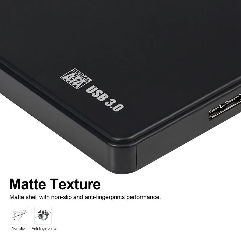 USB 3.0 HDD Enclosure 2.5" SATA HDD SSD External Hard Drive Case 5Gbps High Speed External Hard Drive Disk Box for PC Laptop PS5