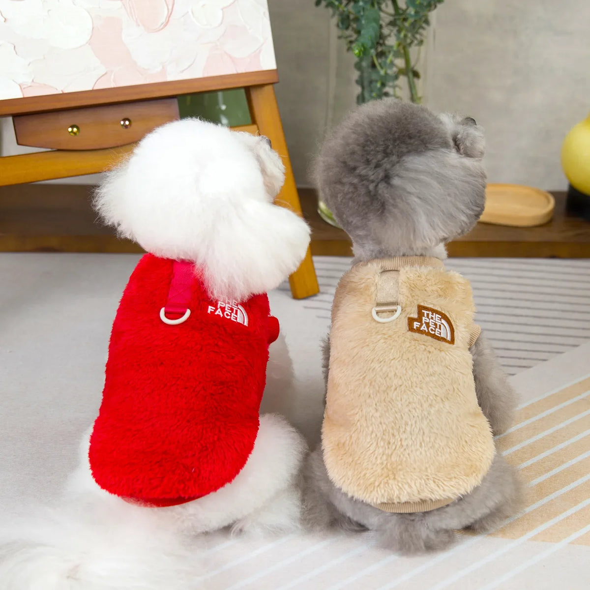 Thermal Warm Fleece Dog Hoodies Winter Dog Clothes for Small Medium Dogs,French Bulldog Chihuahua Yorkie Puppy Vest Pet Apparel