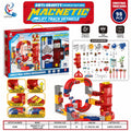 Lifting Style Magnetic Track Car Anti-Gravity Toy Assembly Lift Elevator DIY New Suspension Rail Train Educational Toys For Kids