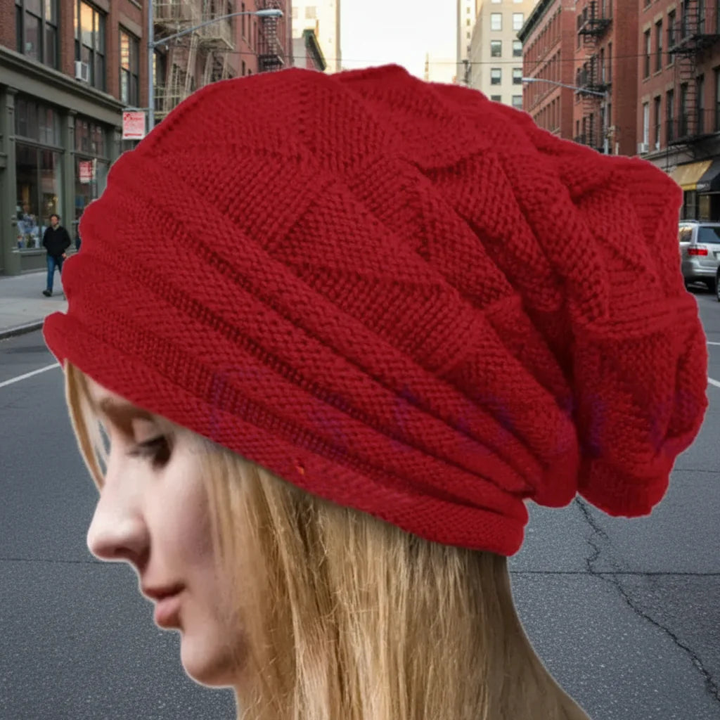 Oversized Slouchy Knitted Beanie