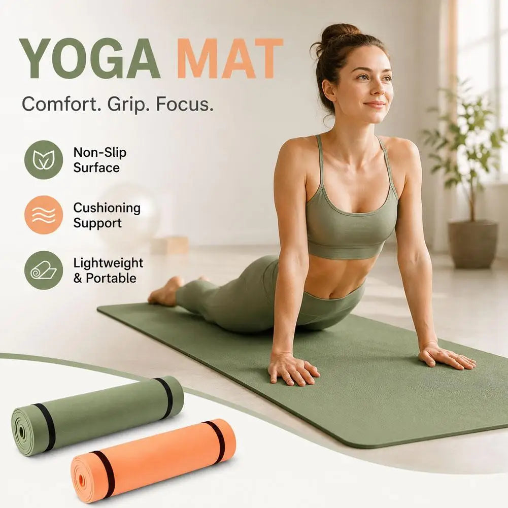 Thick EVA Yoga Mats Anti-slip Sport Fitness Mat Blanket For Exercise Yoga And Pilates Gymnastics Mat Fitness Equipment