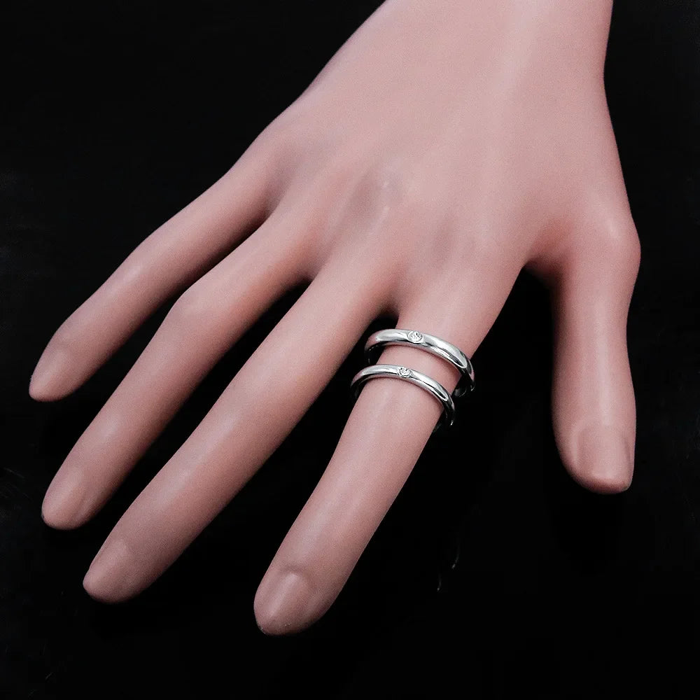 Anime Jujutsu Kaisen Yuta Okkotsu Stainless Steel Rings Cosplay Props Men Women Couple Lover Ring Jewelry Accessories Gifts