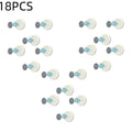 3/6pcs No Drill Magnetic Remote Holder - Wall Mount for TV/AC/DVD Remotes, White Space-Saving Design