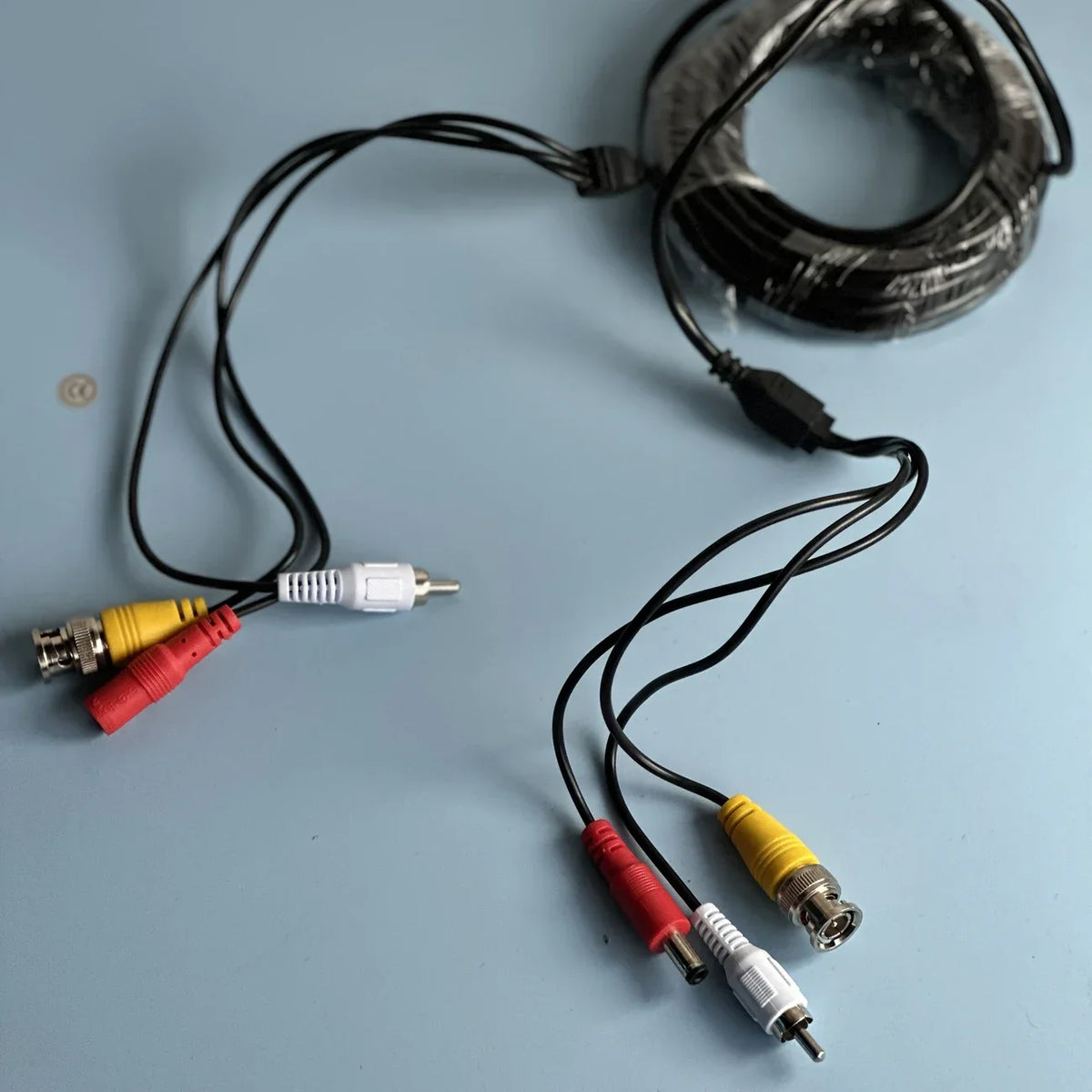 5-20M BNC+RCA+DC Connector 3 in 1 BNC CCTV Cable Coaxial Video Audio Power AHD Cameras Cable for DVR Surveillance System