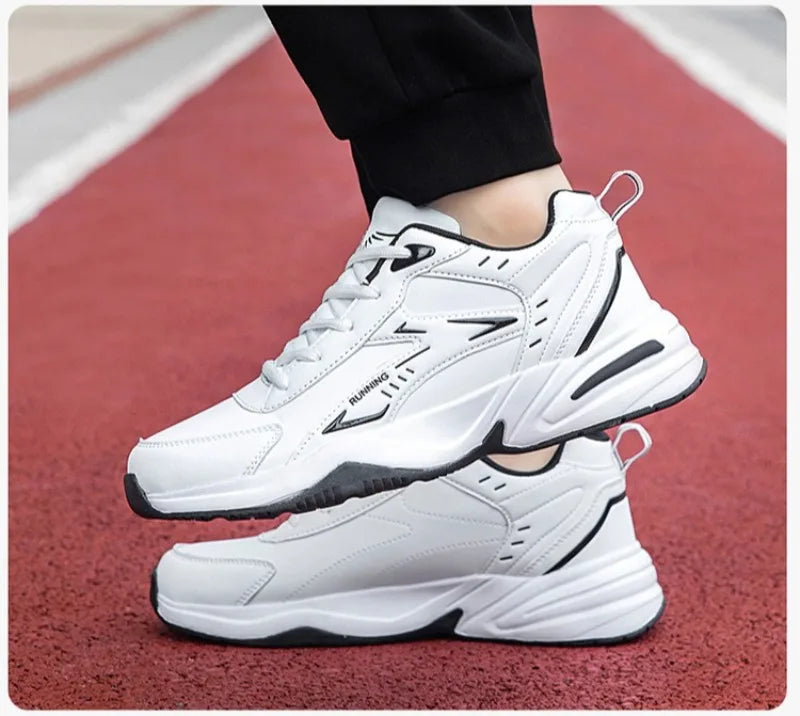 Autumn New Men Microfber Running Shoes Luxury Brand Men Shoes School Student Air-cushion Sneakers Fashion Man Casual Shoes 35-48