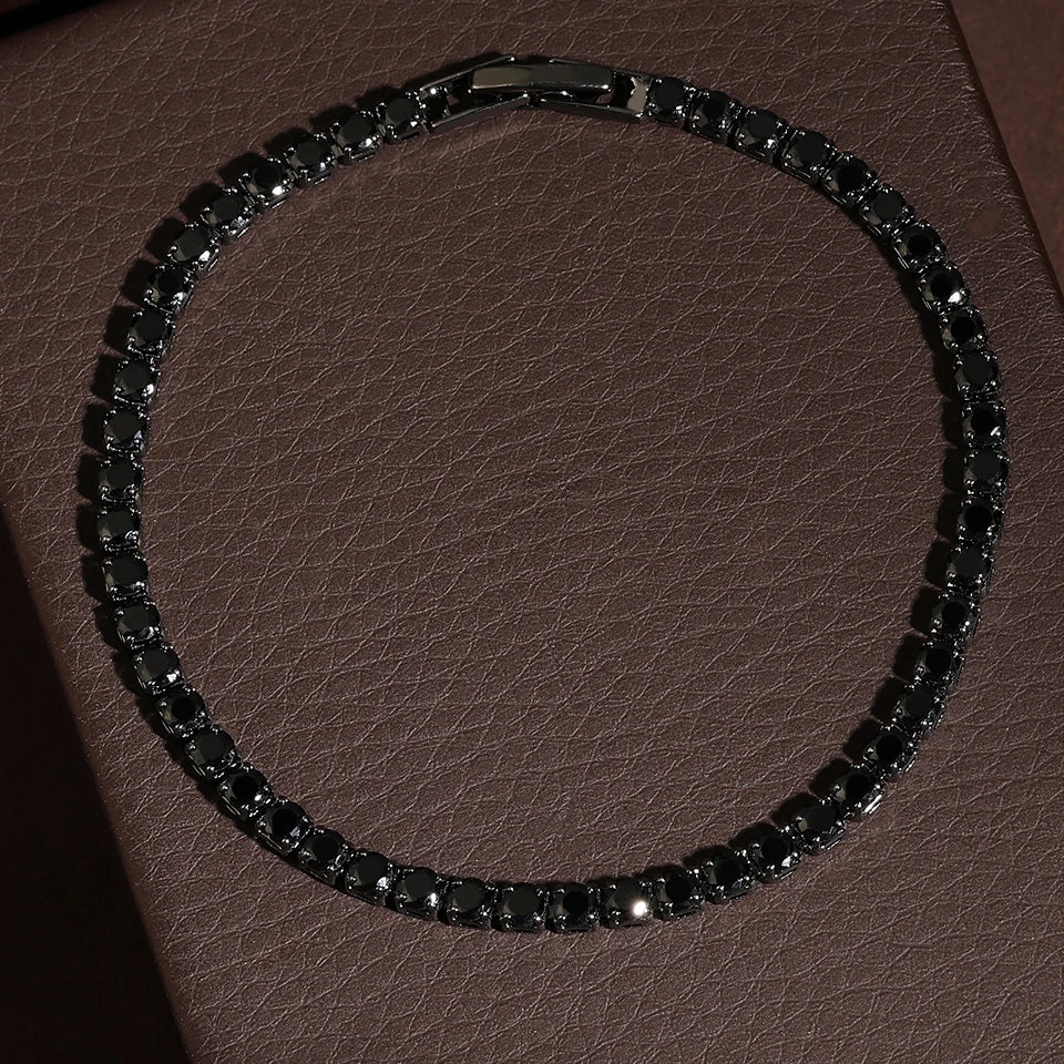 Fashion Zirconia Tennis Bracelet For Women Crystal Charm Designer Tennis Thin Chain Bracelet On Hand Wedding Jewelry
