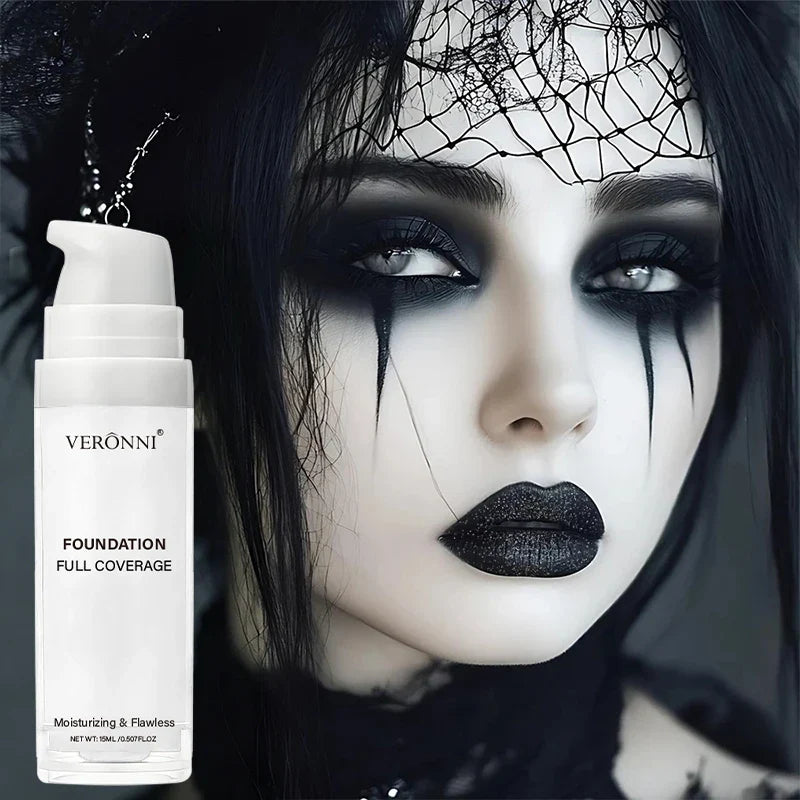 White Liquid Foundation,Long-lasting concealer Mixable Pure White Foundation Adjuster Lighten & Brighten Parties & Events Makeup