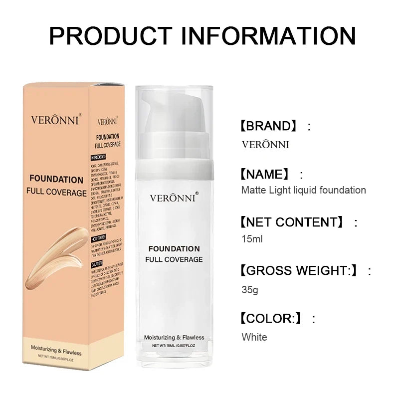 White Liquid Foundation,Long-lasting concealer Mixable Pure White Foundation Adjuster Lighten & Brighten Parties & Events Makeup