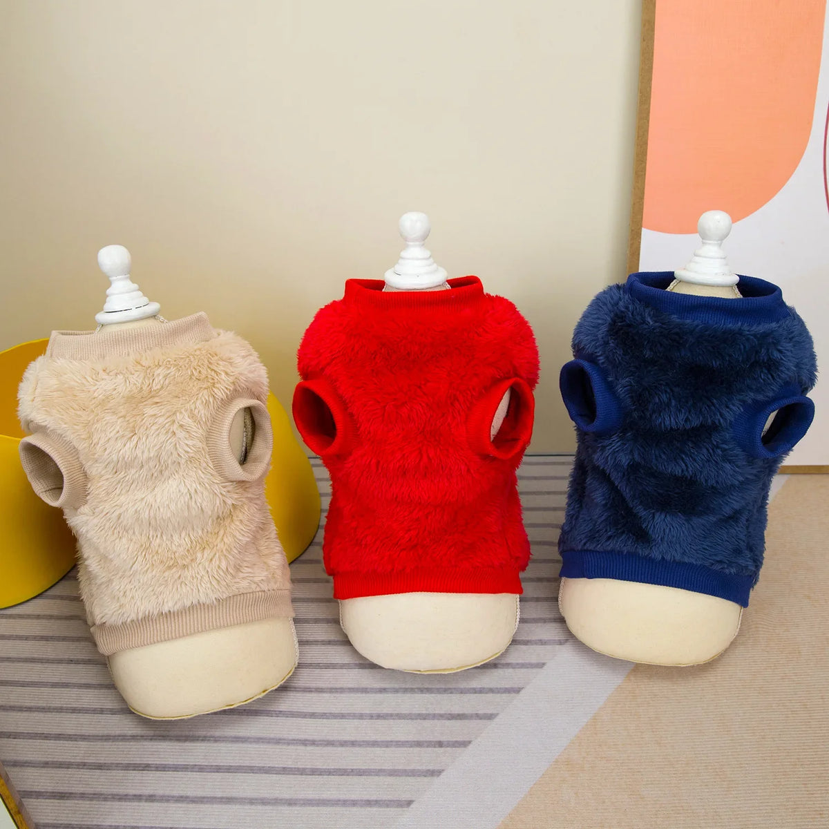 Thermal Warm Fleece Dog Hoodies Winter Dog Clothes for Small Medium Dogs,French Bulldog Chihuahua Yorkie Puppy Vest Pet Apparel