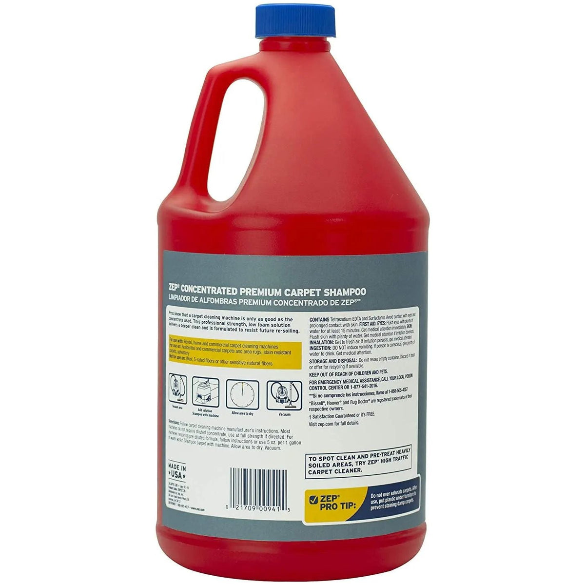 Zep Premium Carpet Shampoo 1 Gallon 2-Pack