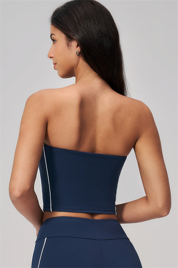 The Breathe Tube Top Straight Leg Pants 2-Piece Set