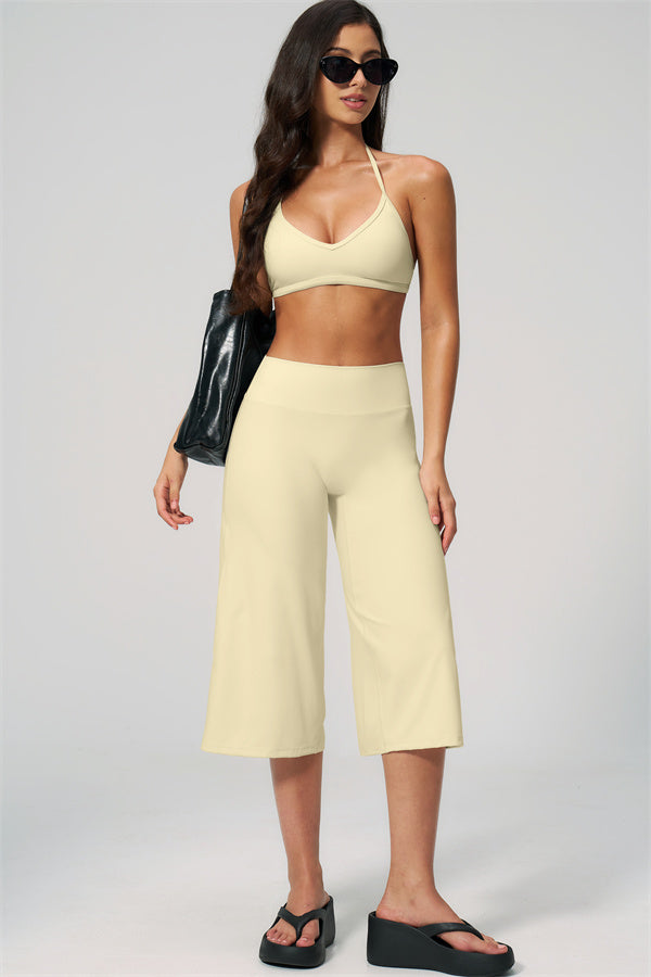 The Nexus Sports Bra Wide-Leg Crop 2-Piece Set