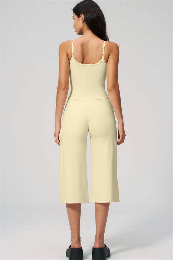 The Nexus Tank Top Wide-Leg Crop 2-Piece Set