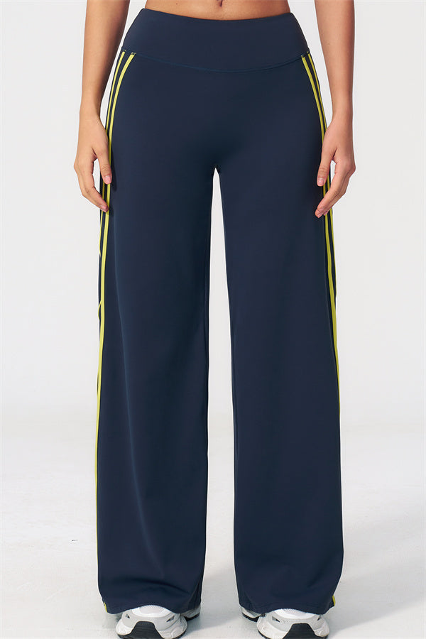 The Evoke Crop Top Straight Leg Pants 2-Piece Set