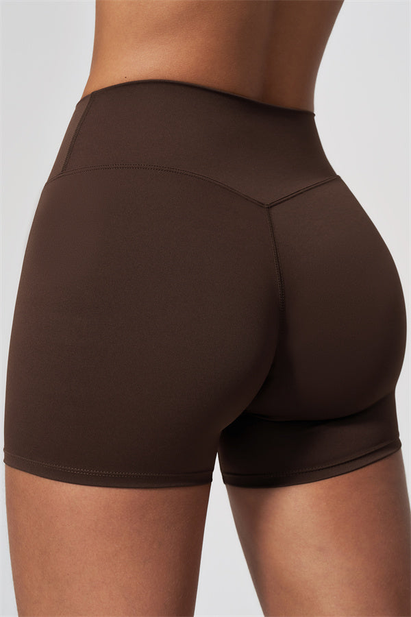 The Seraphine Layered V Sports Bra Shorts 2-Piece Set