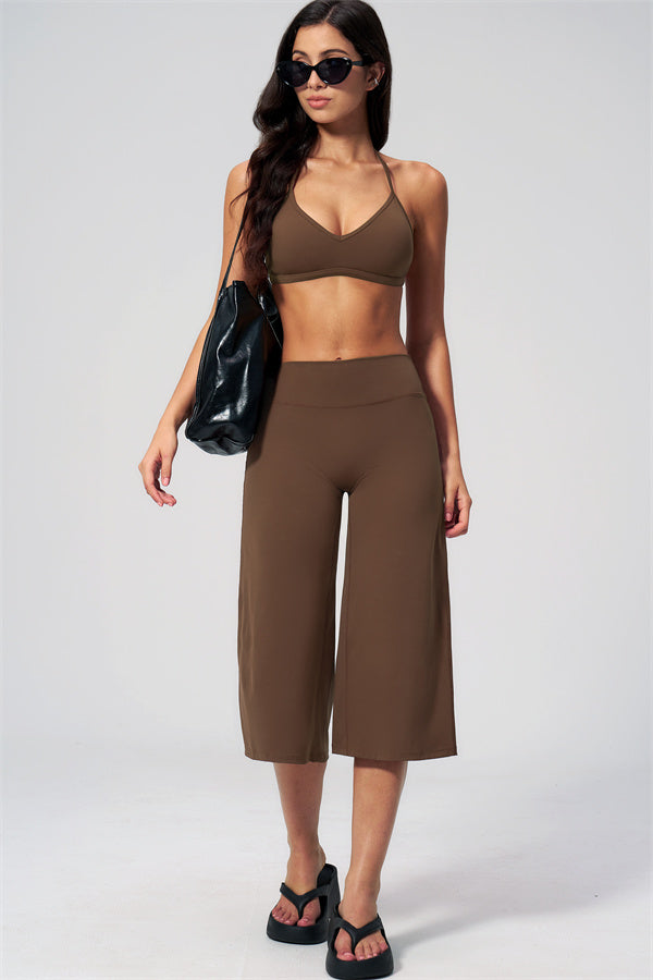 The Nexus Sports Bra Wide-Leg Crop 2-Piece Set