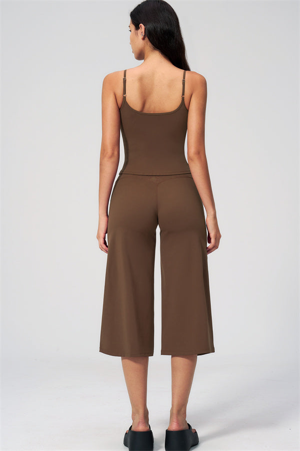 The Nexus Tank Top Wide-Leg Crop 2-Piece Set