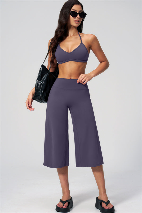The Nexus Sports Bra Wide-Leg Crop 2-Piece Set