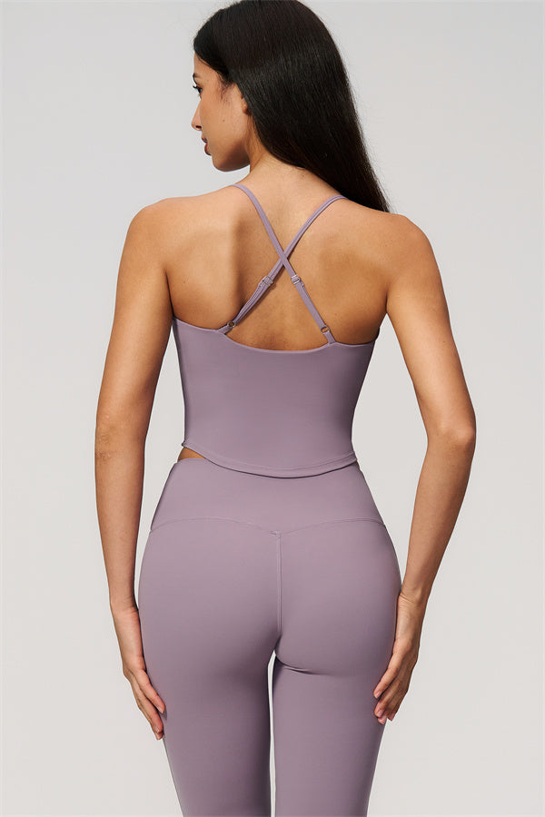 The Zura Tank Top Capri Leggings 2-Piece Set