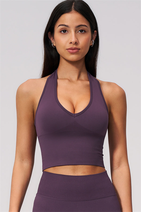 The New Allure Halter Top Capri Leggings 2-Piece Set