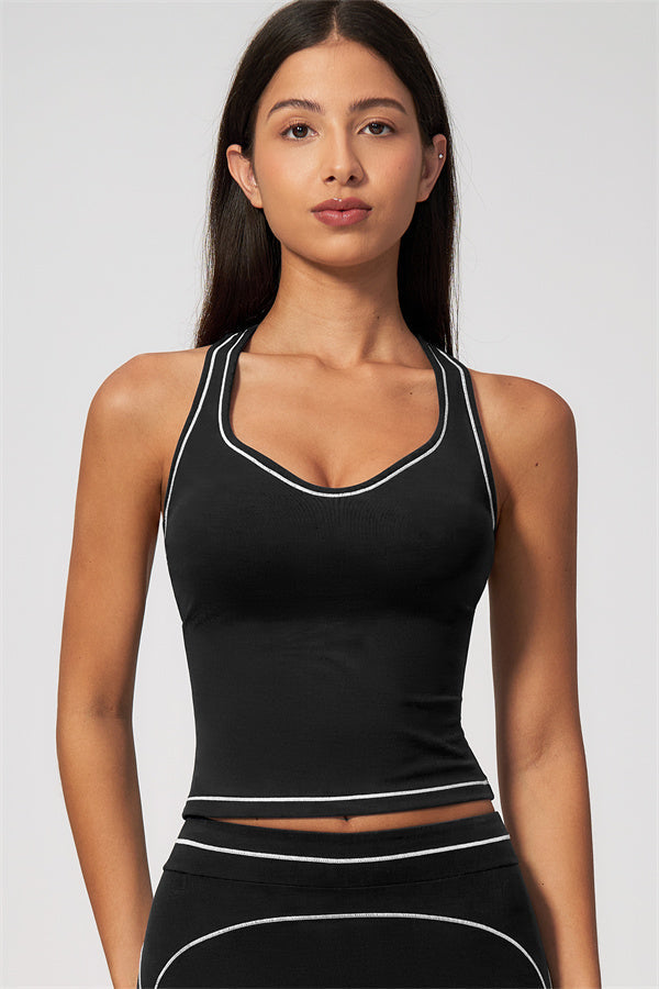 The Amara Tank Top Capri Leggings 2-Piece Set