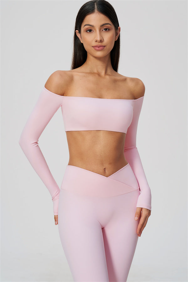 The Soiree Crop Top Leggings 2-Piece Set