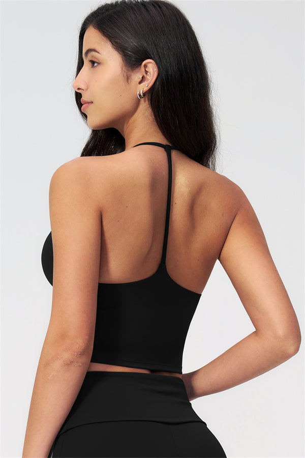 The Evoke Crop Top Straight Leg Pants 2-Piece Set
